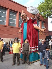 Trobada de gegants: la ballada