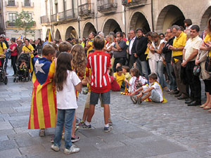 Ambient a Girona i preparació de la Via Catalana