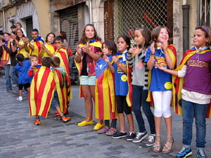 Ambient a Girona i preparació de la Via Catalana