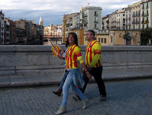 Ambient a Girona i preparació de la Via Catalana