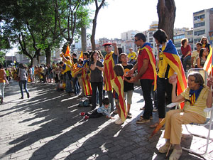 Ambient a Girona i preparació de la Via Catalana