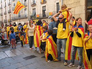 Ambient a Girona i preparació de la Via Catalana