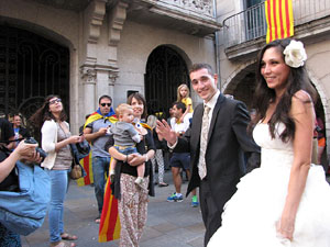 Ambient a Girona i preparació de la Via Catalana