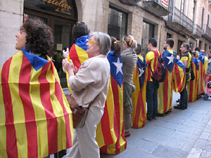 Ambient a Girona i preparació de la Via Catalana