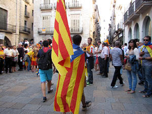 Ambient a Girona i preparació de la Via Catalana