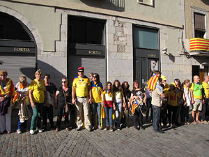 Ambient a Girona i preparació de la Via Catalana