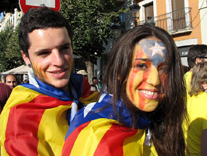 Ambient a Girona i preparació de la Via Catalana