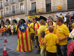 Ambient a Girona i preparació de la Via Catalana