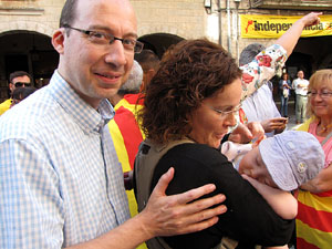 Ambient a Girona i preparació de la Via Catalana