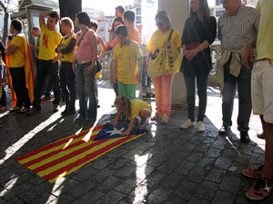 Ambient a Girona i preparació de la Via Catalana