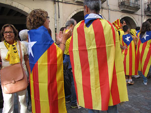 Ambient a Girona i preparació de la Via Catalana