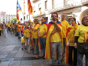 Ambient a Girona i preparació de la Via Catalana