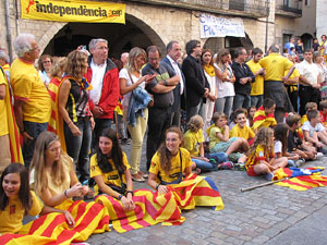 Ambient a Girona i preparació de la Via Catalana