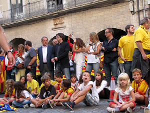 Ambient a Girona i preparació de la Via Catalana