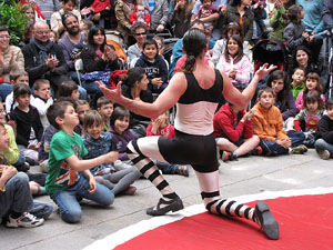 Espectacle de circ a c&agrave;rrec de CIRCO LOS