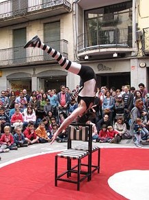 Espectacle de circ a c&agrave;rrec de CIRCO LOS