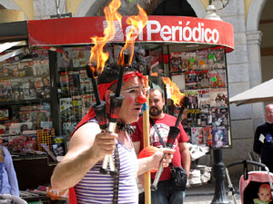 Espectacle de circ a c&agrave;rrec de MABSUTINS