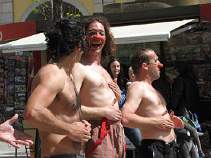 Espectacle de circ a c&agrave;rrec de MABSUTINS