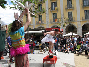 Espectacle de circ a c&agrave;rrec de MABSUTINS