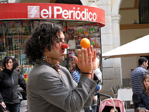 Espectacle de circ a c&agrave;rrec de MABSUTINS