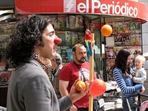 Espectacle de circ a c&agrave;rrec de MABSUTINS