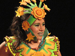 Espectacle Popol Vuh, soplo de vida. Cia. del Centro Cultural Jalil Gibran de Puebla (Mèxic)