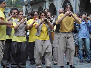 Arribada de la Flama del Canig&oacute; 2013
