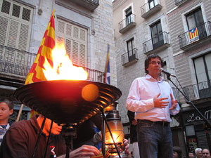 Arribada de la Flama del Canig&oacute; 2013