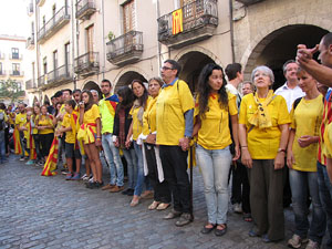 La Via Catalana a Girona
