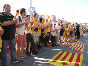 La Via Catalana a Girona
