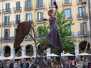 Festes de Primavera 2014. Espectacles a la plaça de la Independència