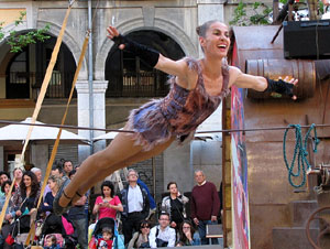 Festes de Primavera 2014. Espectacles a la plaça de la Independència