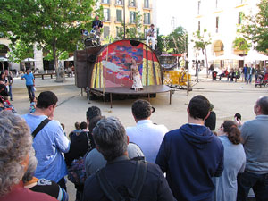 Festes de Primavera 2014. Espectacles a la plaça de la Independència