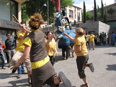 Festes de Primavera de Girona 2014. Cercavila amb el Tarlà de l'Argenteria