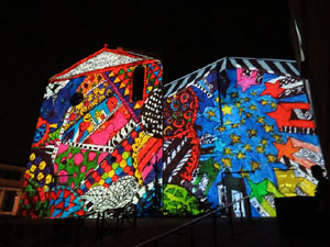 Girona, ciutat de festivals. Festival Internacional de Mapping, FIMG. Centre Cultural la Mercè