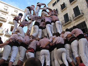 Fires de Sant Narcís 2013. Diada castellera a la plaça del Vi