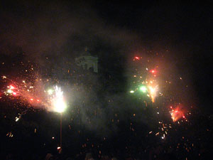 Fires de Sant Narc&iacute;s 2013. El correfoc. 25 anys dels Diables de l'Onyar