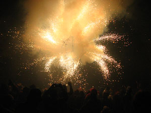 Fires de Sant Narc&iacute;s 2013. El correfoc. 25 anys dels Diables de l'Onyar