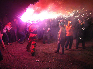 Fires de Sant Narc&iacute;s 2013. El correfoc. 25 anys dels Diables de l'Onyar