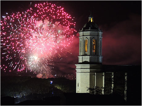 Fires de Sant Narcís 2013. El castell de focs artificials