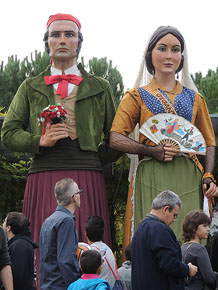 Fires de Sant Narc&iacute;s 2013. Trobada de gegants
