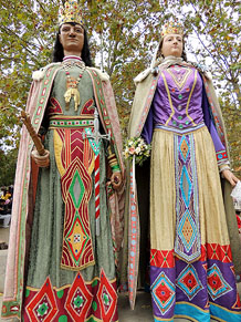 Fires de Sant Narc&iacute;s 2013. Trobada de gegants