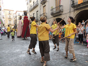 Arribada de la Flama del Canigó 2014