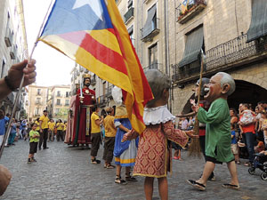 Arribada de la Flama del Canigó 2014