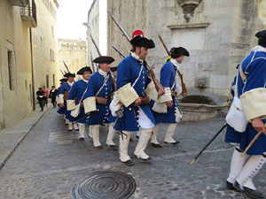 Girona resisteix! Jornades de recreaci&oacute; hist&ograve;rica de la Guerra de Successi&oacute;. Presentaci&oacute; de la recreaci&oacute;