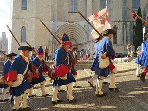 Girona resisteix! Jornades de recreaci&oacute; hist&ograve;rica de la Guerra de Successi&oacute;. Presentaci&oacute; de la recreaci&oacute;