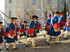 Girona resisteix! Jornades de recreaci&oacute; hist&ograve;rica de la Guerra de Successi&oacute;. Presentaci&oacute; de la recreaci&oacute;