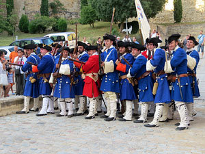 Girona resisteix! Jornades de recreaci&oacute; hist&ograve;rica de la Guerra de Successi&oacute;. Recreaci&oacute; dels combats de 1705