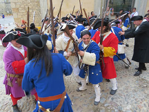 Girona resisteix! Jornades de recreaci&oacute; hist&ograve;rica de la Guerra de Successi&oacute;. Recreaci&oacute; dels combats de 1705