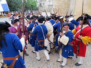 Girona resisteix! Jornades de recreaci&oacute; hist&ograve;rica de la Guerra de Successi&oacute;. Recreaci&oacute; dels combats de 1705